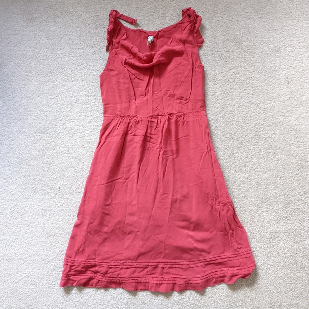 Moving Sale! Anthropologie Maeve Red-Orange Dress (Small)